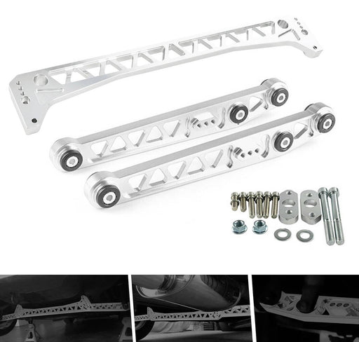 DURAFORCE Rear Suspension Lower Control Arm Subframe Brace Kit for Honda Civic EK 96-00