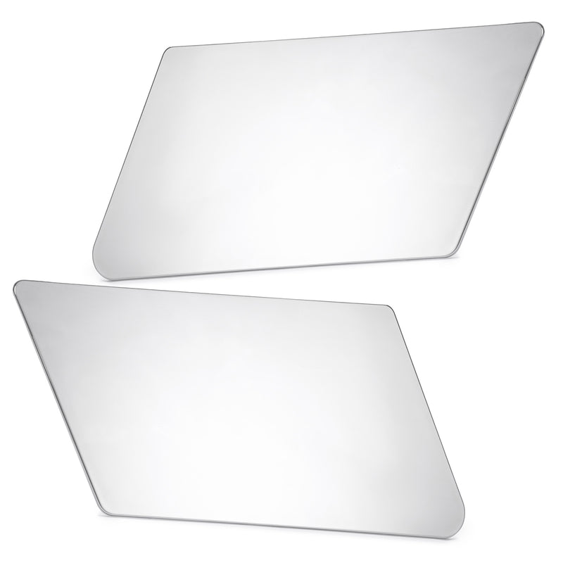 Fender Chrome Headlight Hood Trim Set Left Right Side for Volvo VNL 2004-2015
