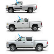 DURAFORCE Driver Side Left Front Door Glass Fits Silverado Sierra 99-07 1500/2500/3500