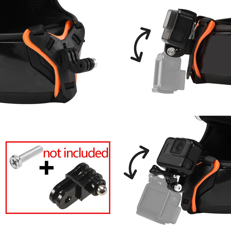 Motorcycle Helmet Front Chin Mount Holder Bracket for GoPro Hero 7 6 5 Camera