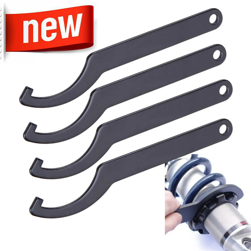 4pcs Pack C Spanner Wrench Hook Tool for Motorcycle Bike Shock Absorber Adjuster