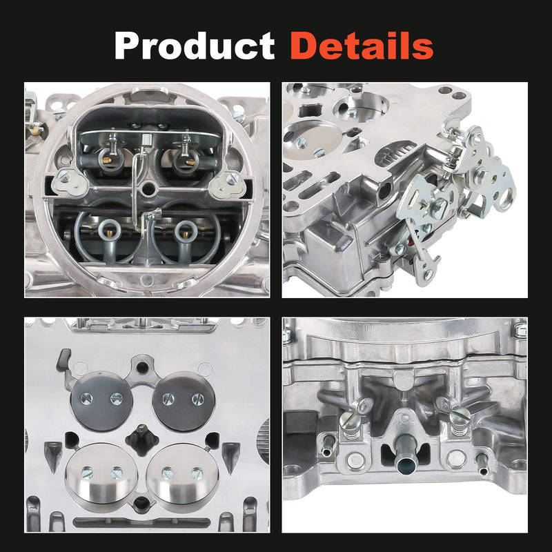 1405 Performer 600 CFM Square Bore 4 Barrel Carburetor Manual Choke Replace