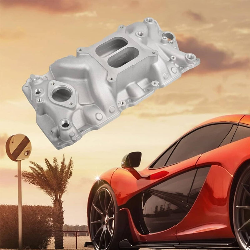 22026 Aluminum Dual Plane Intake Manifold for SBC Chevy 350 Small Block