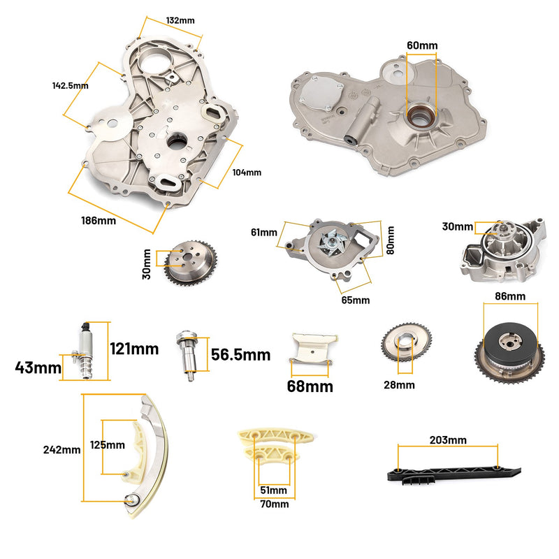 Timing Chain Kit for Chevrolet Cobalt 2008-2010 2.0L 2006-2008 2.4L L4