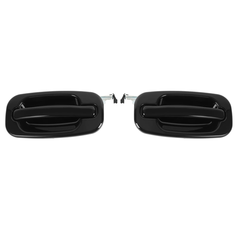 Rear Left Right Outside Door Handles for Silverado Sierra 1500 2500 99-06 2PCS