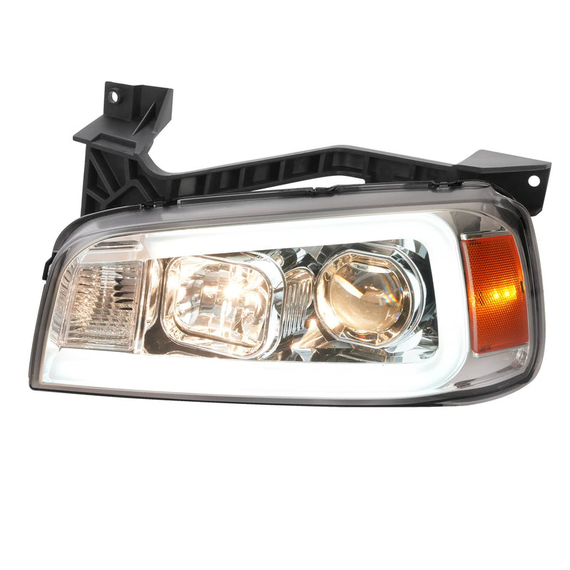 DURAFORCE LED DRL Projector Headlights for Dodge Charger 2006-2010 Left Right