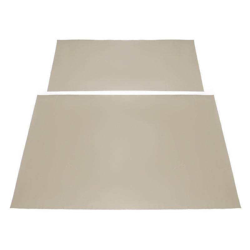 Tan Front Seat Cushion Cover + Back Cover for EZGO RXV 2008-Up
