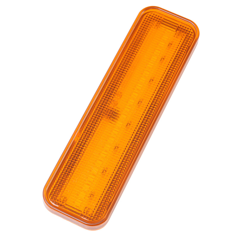 Amber/Red LED Side Marker Parking Lights Set for El Camino & Caballero 78-87