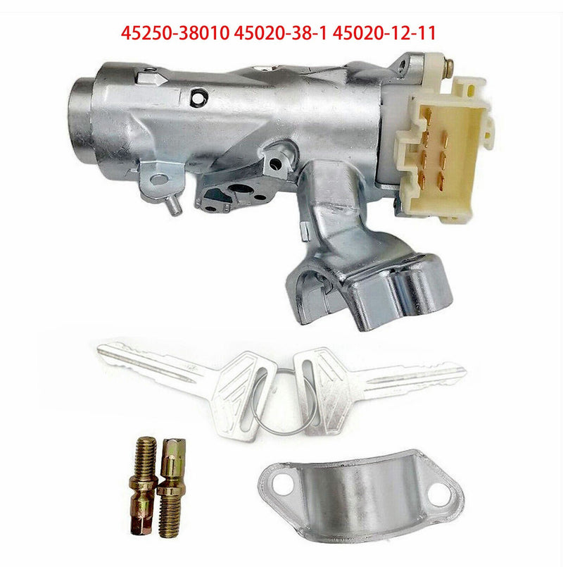 Ignition Switch Assembly w/ 2 Keys for 1998-2002 Corolla with Bracket