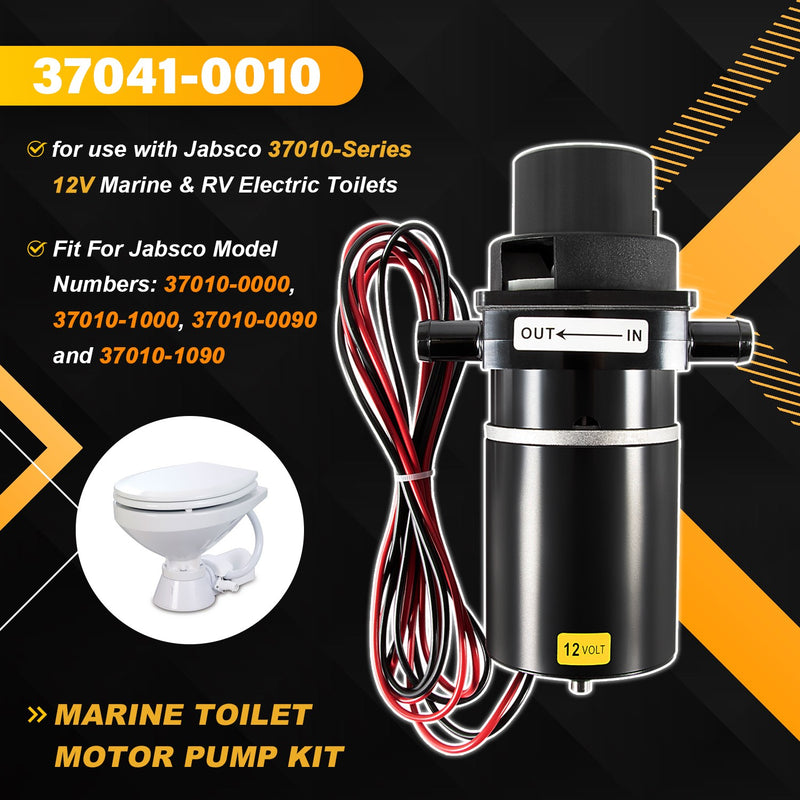 37041-0010 Marine Electric Toilet Macerator Sub Assembly Kit 12-Volt Replacement