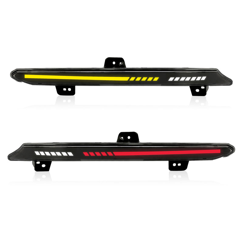 LED Reflector Tail Light Rear Bumper Lamp Smoke for Honda Accord 2018 2019-2022