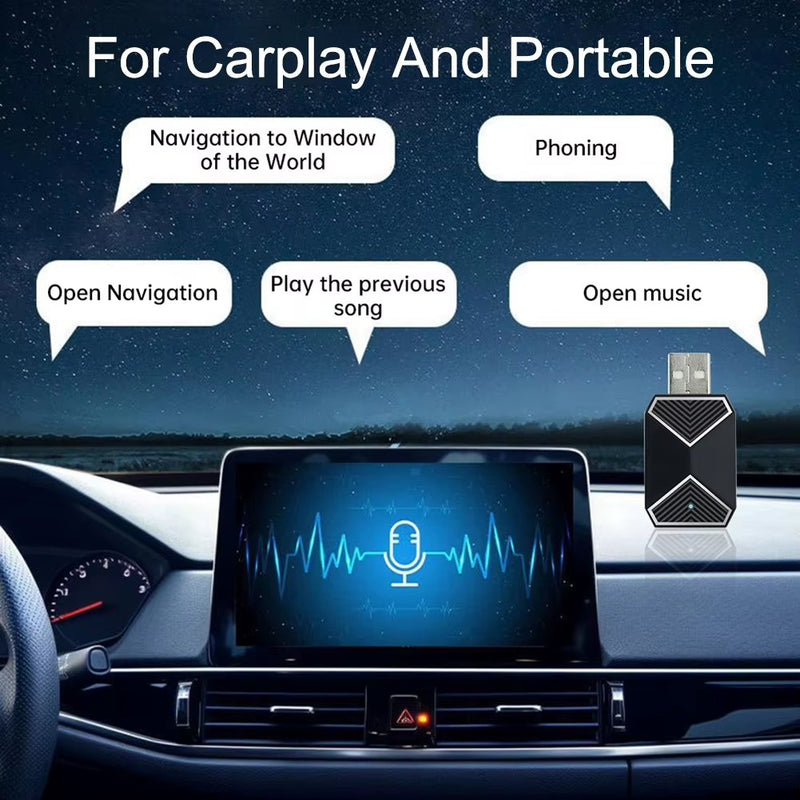 Mini Wireless CarPlay Adapter for Android Auto Apple USB Car Dongle Connect Box