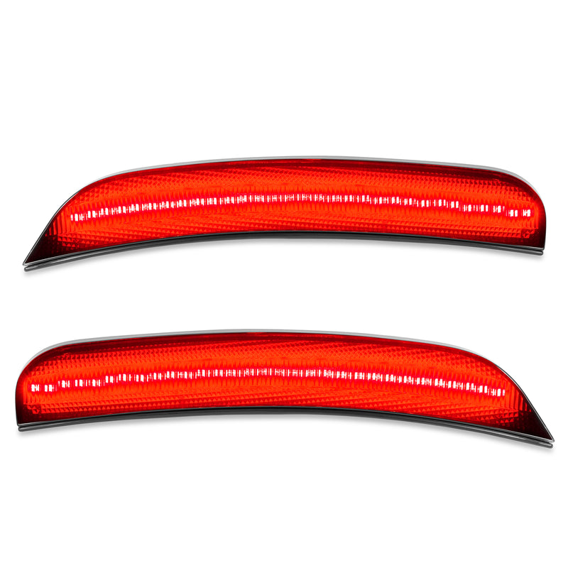 Rear Red Smoked LED Side Marker Light Lamp for Chrysler 300 300S 300C 15-23 2X