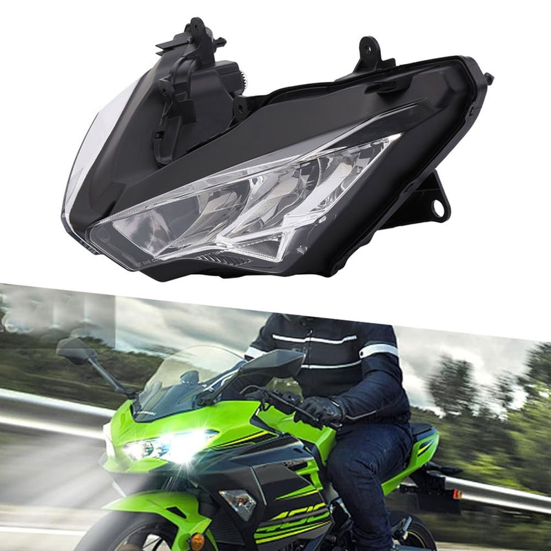 For 2018-2024 Kawasaki Ninja 400 EX400 Headlight Assembly Headlamp Light