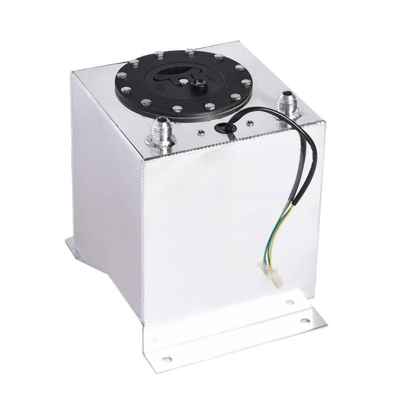 2.5 Gallon Aluminum Racing Drift Fuel Cell Gas Tank Level Sender Universal