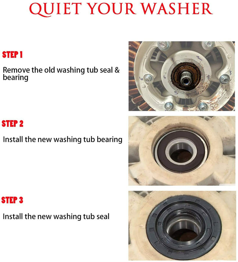 4280FR4048 Front Load Washer Tub Bearings Seal Kit for LG for Kenmore for Sears