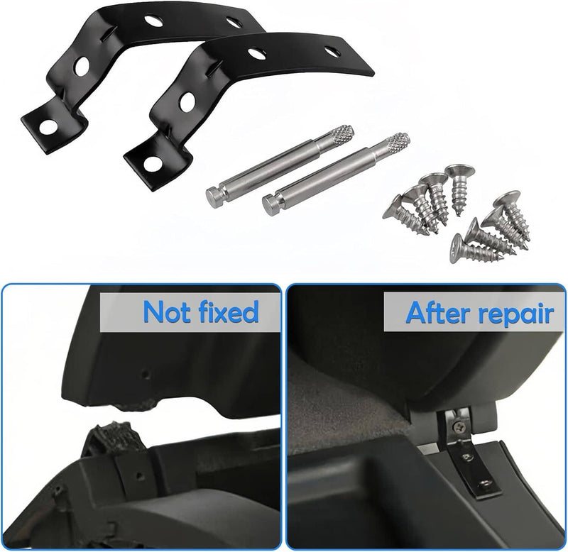 Glove Box Lid Hinge Repair Brackets Kit for Audi SEAT 2002-2014