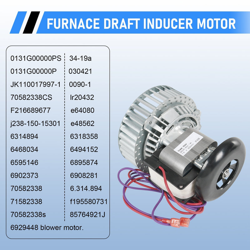 A078 Exhaust Vent Venter Motor for Goodman 0131G00000PS 0131G00000P