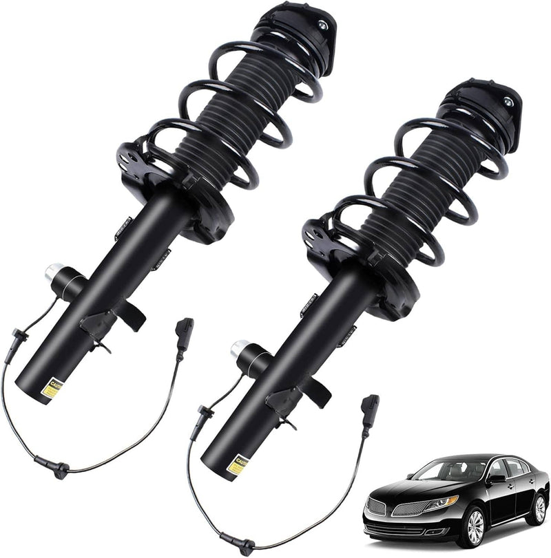 Pair Front Shock Struts Assys w/Electronic for 2015-2019 Lincoln MKC EJ7Z18124K