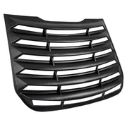 DURAFORCE Rear Window Louver Sun Shade Cover for Ford Fusion 2013-2020 Matte Black Tape