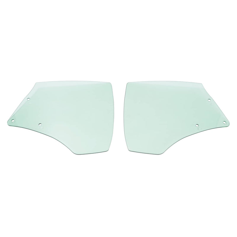DURAFORCE Quarter Side Window Glass for Chevy Chevelle Malibu 1970-1972 2 Door 4 Pcs