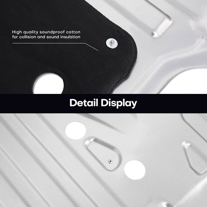 Front Engine Splash Guard Under Car Shield Cover for Honda Civic 16-21