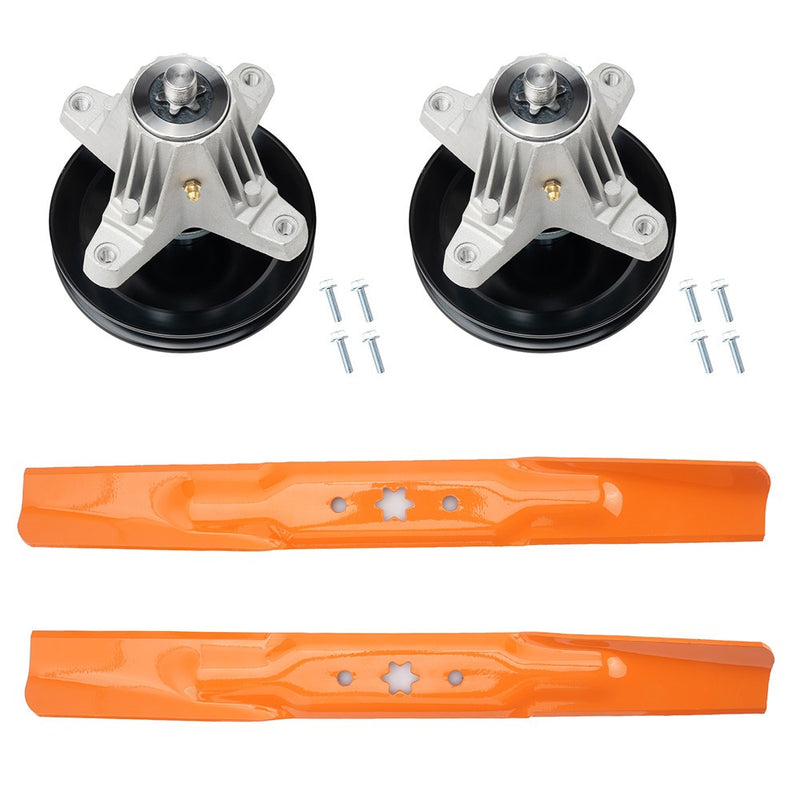 918-06976A Spindle with Pulley Blade Kit for Cub Cadet XT2-LX42 KH KW Enduro