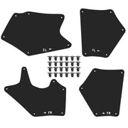 DURAFORCE 4x Fender Liner Splash Guards for Toyota Sequoia Tundra 2007-2020 Seal Flaps
