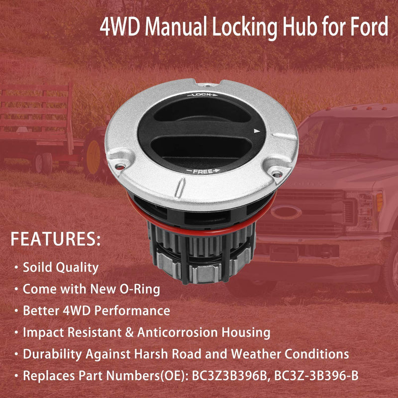 4WD Front Manual Lock Hub Link for 2005-2023 Ford F250 F350 F450 F550 Super Duty