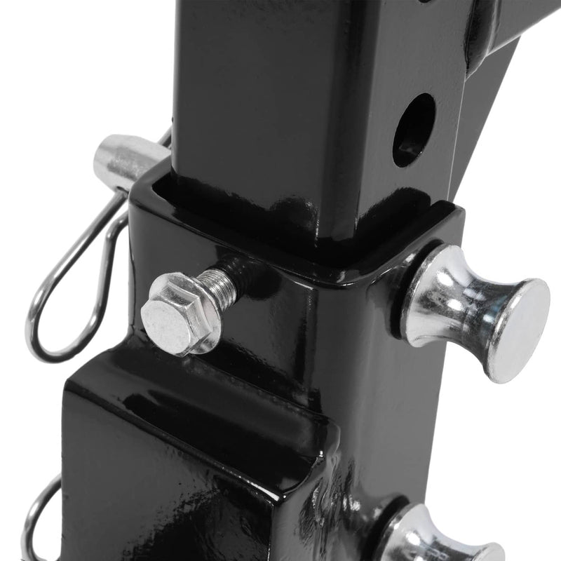 DURAFORCE 2" Receiver Trailer Hitch Ball Mount 9-1/2" Drop Tow Adjustable 7500lb