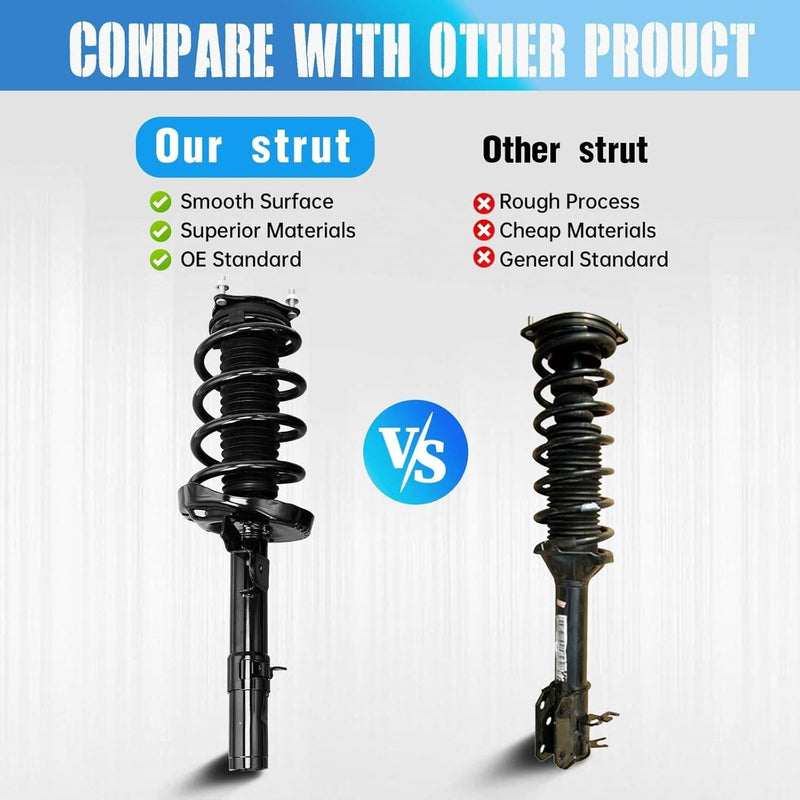 Pair Front LH+RH Shock Absorbers w/Electric for 2017-2020 Acura MDX 51610TRXA03
