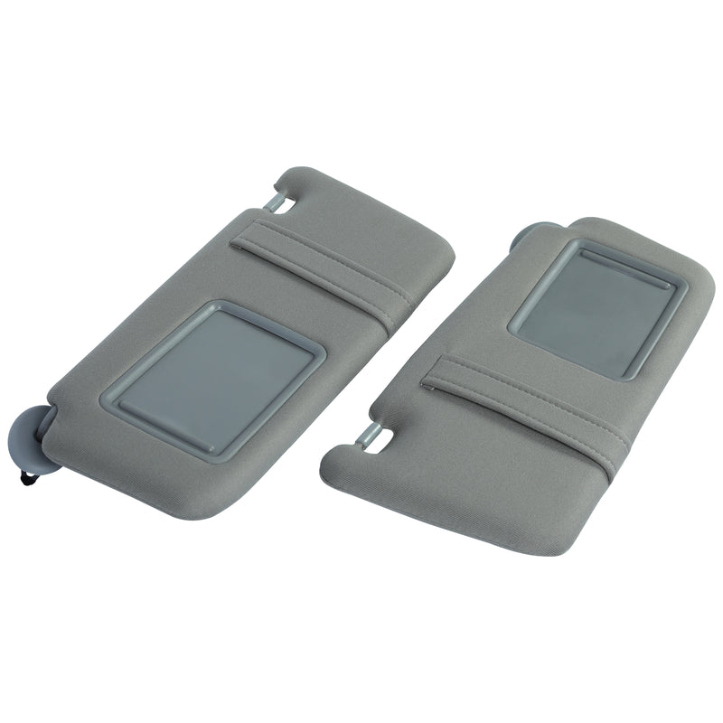 Sun Visor Left & Right Side With Sunroof Gray for Toyota Camry 2007-2011 Pair