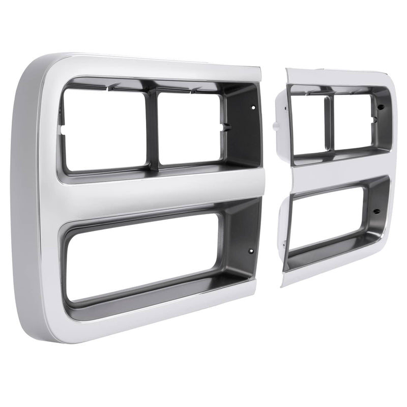DURAFORCE Headlight Bezel Door Set for Chevrolet G10 G20 G30 1992-95 Driver Passenger Pair