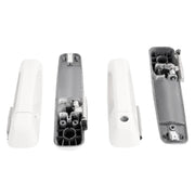 DURAFORCE Outside Door Handle White for Dodge Ram 1500 2009-2024 2500 2011-2025 4 Pcs