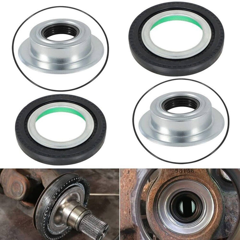 Front Axle Seal Greaseable U Joint Kit for 05-14 Ford F250 F350 Super Duty