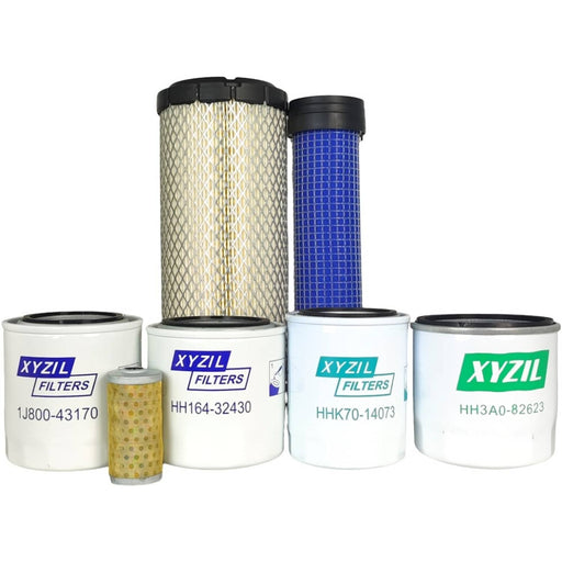 DURAFORCE Full Service Filter Kit for Kubota L3901H L3301H Air Lube Hydraulic HST Fuel