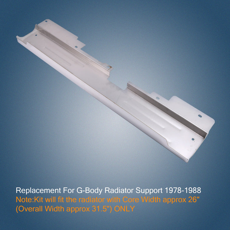 Stainless Radiator Support for Chevrolet GMC Regal Monte Carlo 1978-1988 G-body