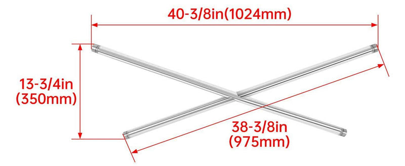 DURAFORCE C Pillar Rear X-Cross Strut Bar Brace for Honda Civic 3Dr Hatchback 1992-1995