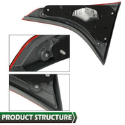 DURAFORCE Inner Left Driver Side Tail Light Brake Lamp for 2014 15 2016 for Toyota Corolla