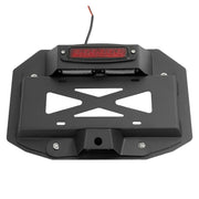 DURAFORCE Spare Tire License Plate With Third Brake Light for Jeep Wrangler JK 2007-2018
