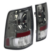 DURAFORCE Left Right Smoke Tail Lights Brake Lamps for Dodge Ram 1500 2500 3500 2009-2018