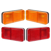 DURAFORCE Front Rear Side Marker Lights for Chevrolet and GMC C/K Pickup Trucks 1968-1972