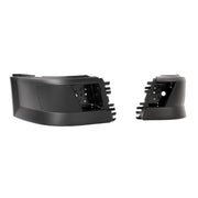 DURAFORCE LH+RH Front Bumper End Cap Extension Corner W/Fog Light Hole For Volvo VNL 04-18