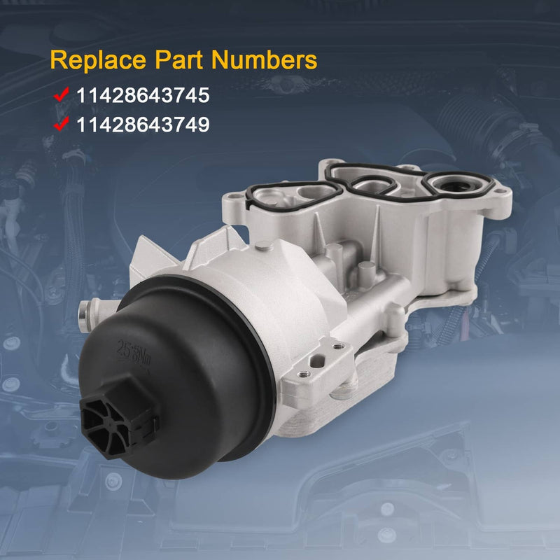 11428643745 Engine Oil Filter Housing Gasket for Mini Cooper R55 R60 R58 R56