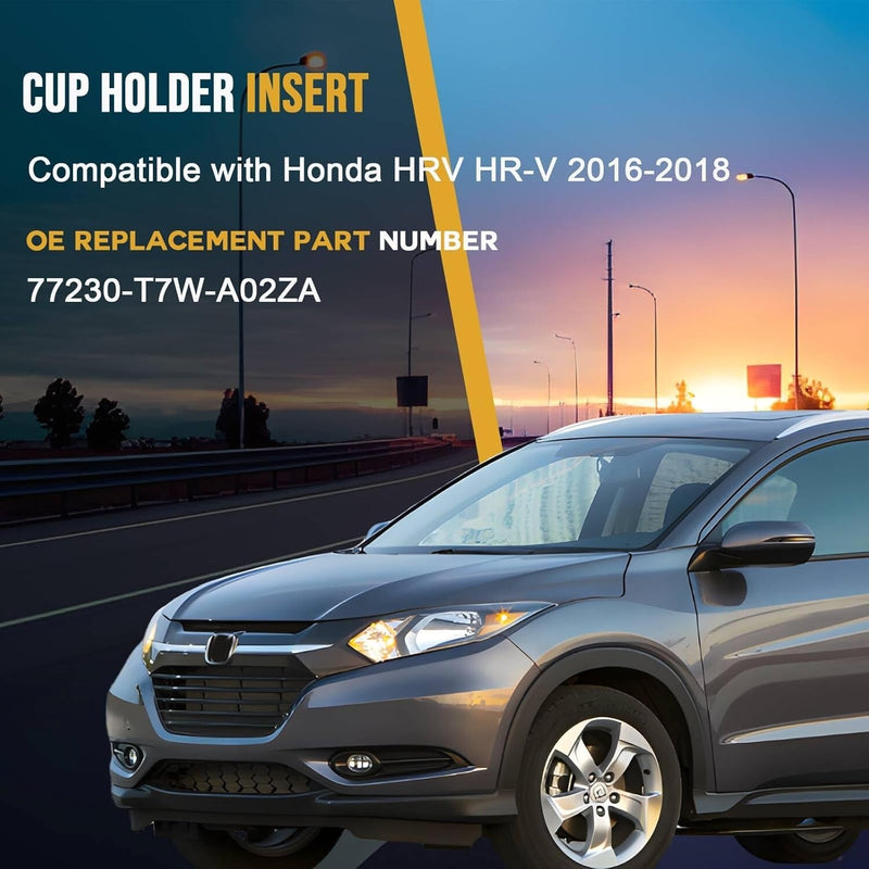 77230-T7W-A02ZA Center Console Cup Holder Insert for Honda HRV HR-V 2016-18