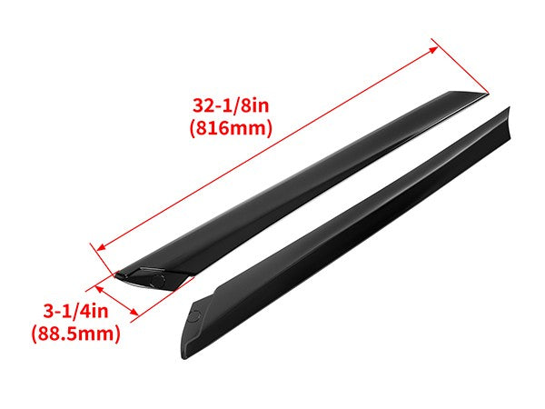 LH RH Exterior A-Pillar Windshield Molding Garnish for Kia Soul 2014-2019 2x