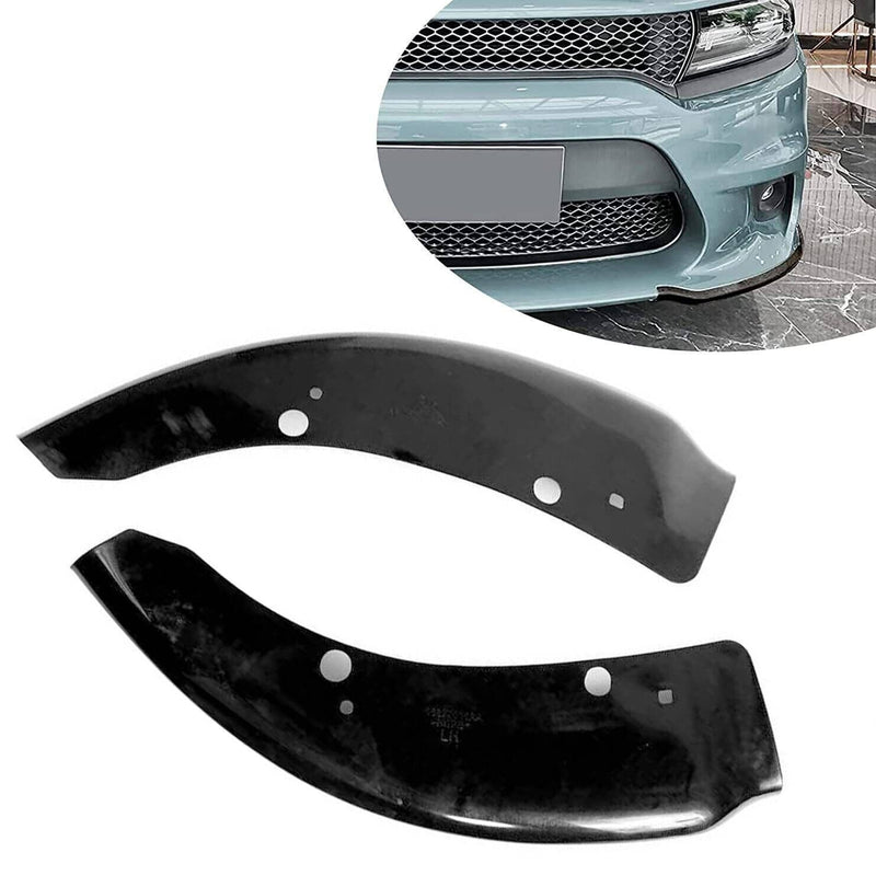 Front Bumper Lip Splitter Trim Cover for Dodge Charger SRT Scat 2015-2021 Black