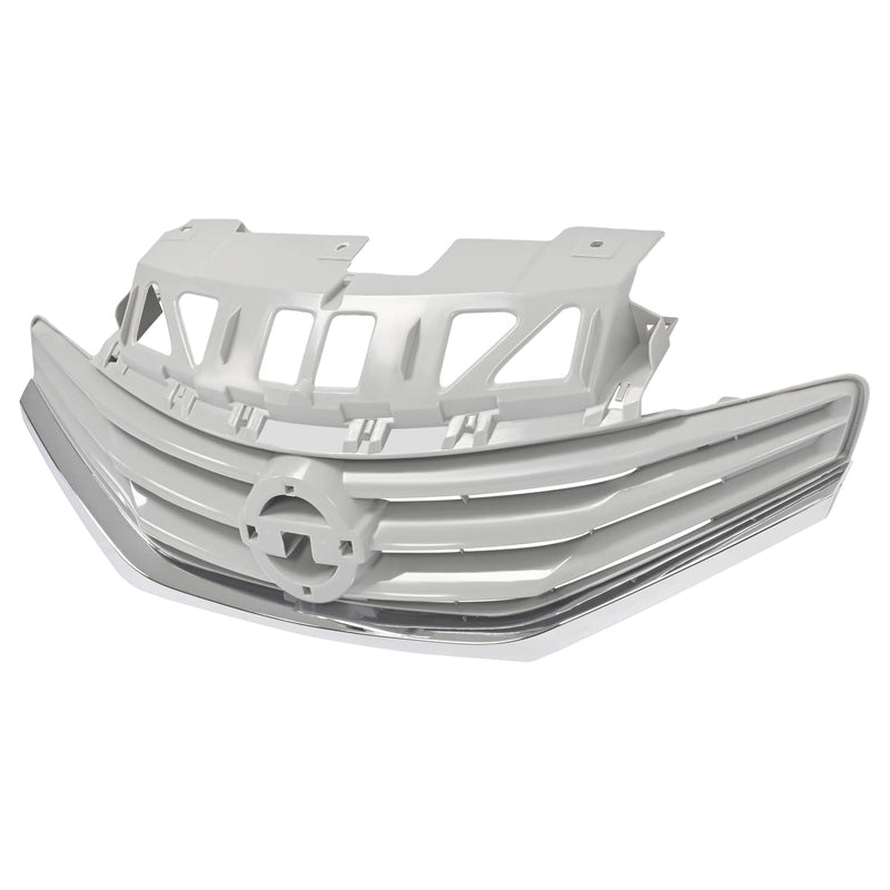 DURAFORCE Front Upper Bumper Grille for Nissan Versa Note 2014 2015 2016 Chrome