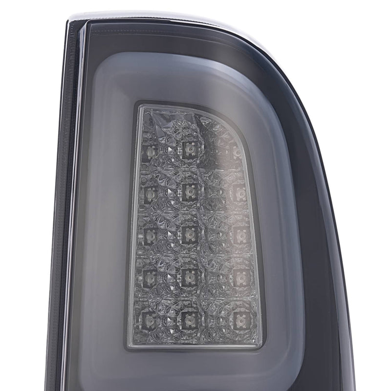 DURAFORCE Black Smoke LED Tube Tail Light Brake Lamp for Ford F150 97-03 F250 F350 99-07