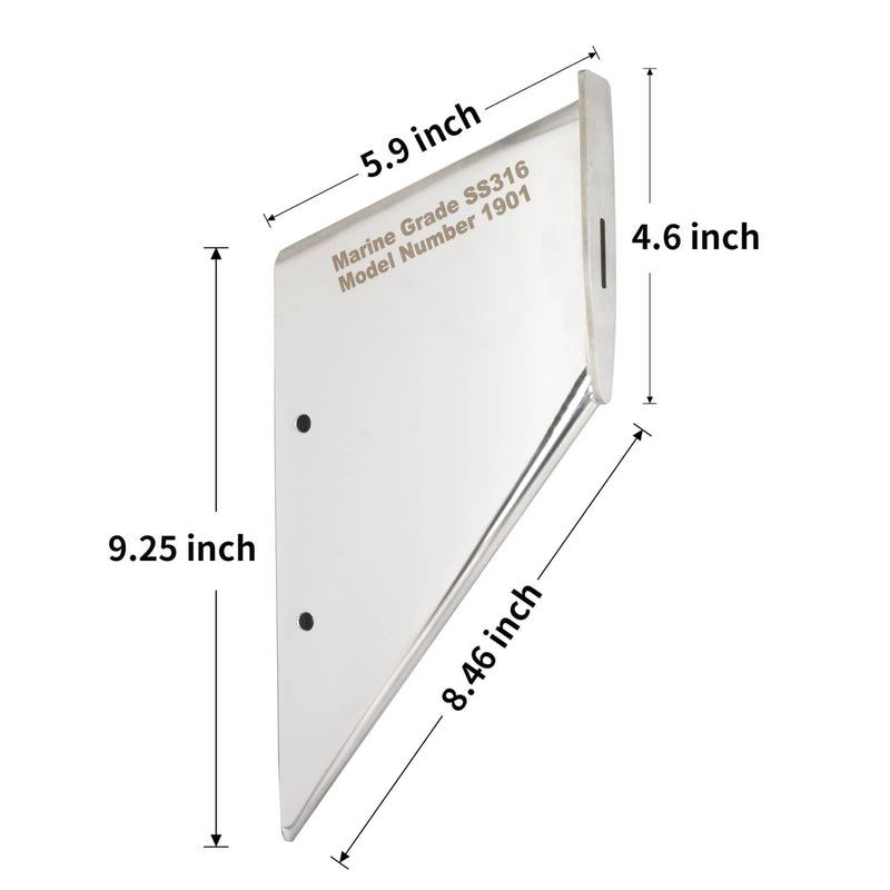 DURAFORCE 27031 Skeg Guard Protector for Mercury Mercruiser Alpha 1 Gen 2 1991-2023